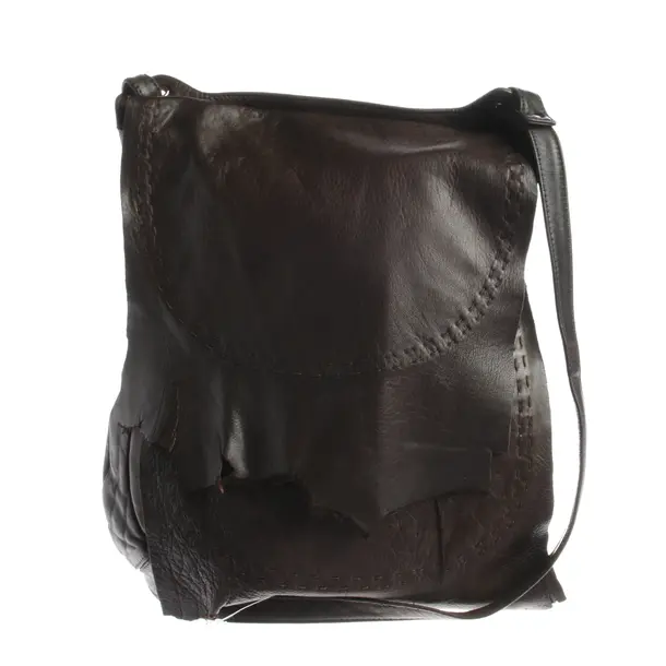 Schultertasche, in Braun, Leder, Strenesse