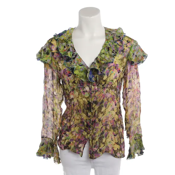 Blouse, in Multicolored, Silk, Roberto Cavalli