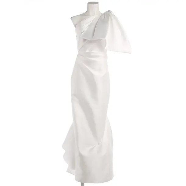 Wedding Dress, in White, Polyester, Solace London