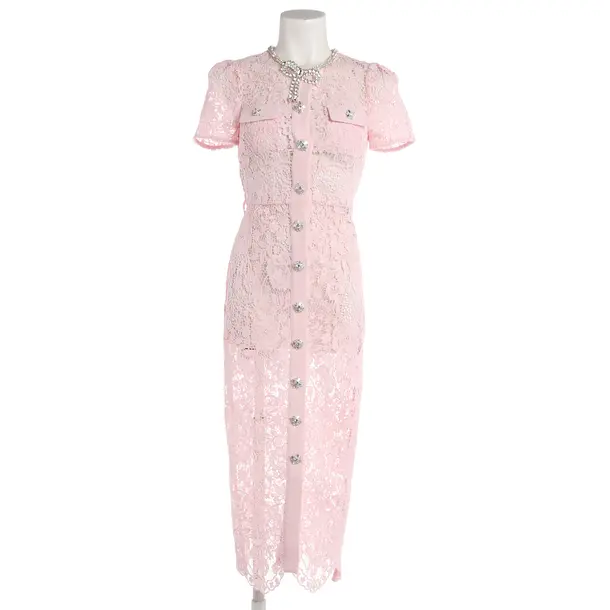 Cocktail Dress, in Light Pink, Polyester, self-portrait