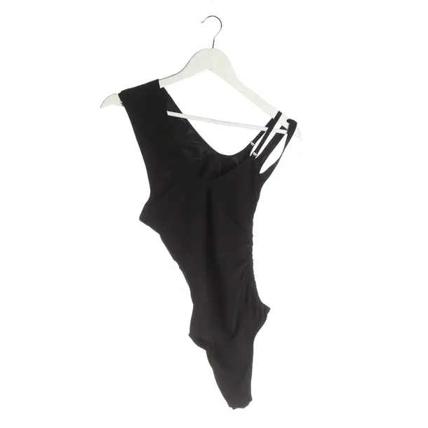 Body, in Schwarz, Viskose, Mugler