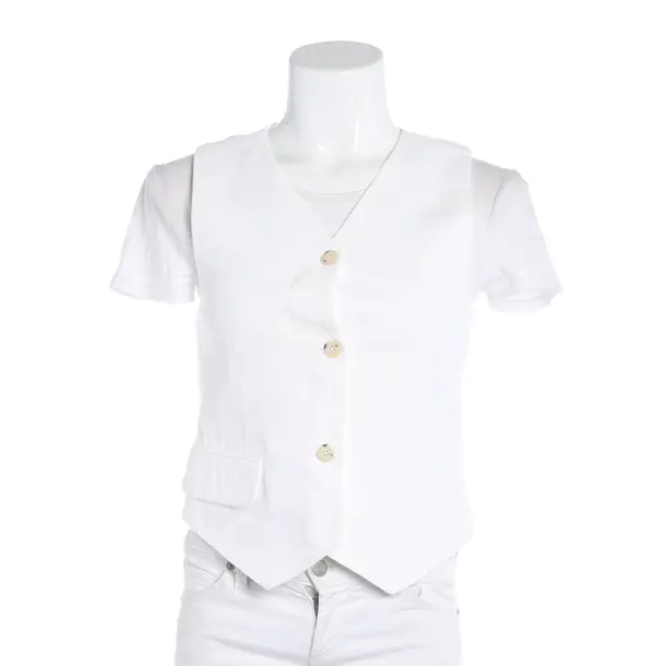 Gilet, in Bianco, Viscosa, SIR
