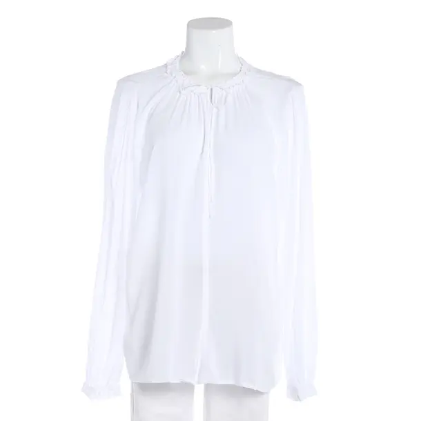 Bluse, in Weiß, Viskose, Velvet by Graham and Spencer