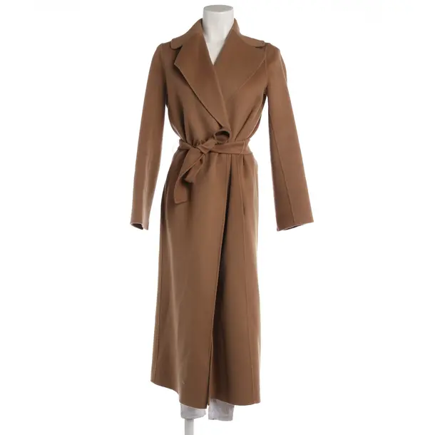 Mid-Season Coat, in Camel, Wool, Max Mara