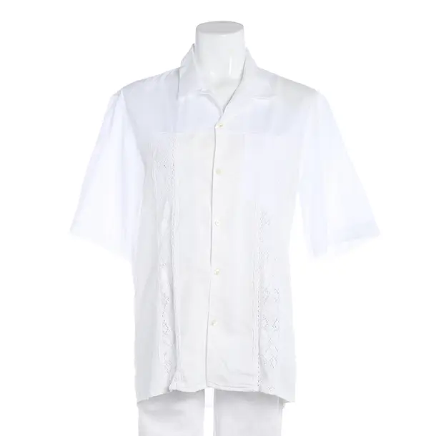 Bluse, in Weiß, Baumwolle, Marine Serre