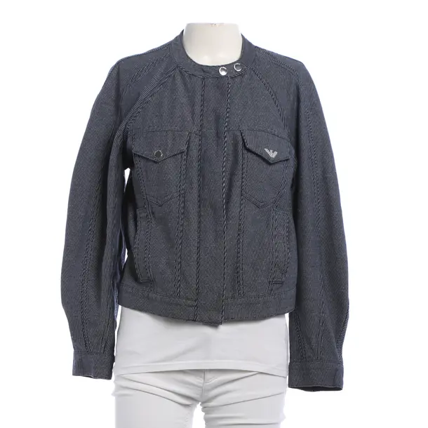 Sommerjacke, in Navy, Baumwolle, Emporio Armani