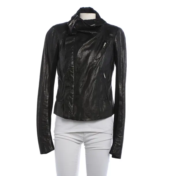 LeatherJacket, in Black, Leather, Rick Owens
