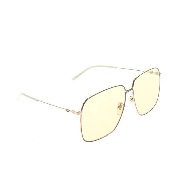 Sonnenbrille, in Gold, Kunststoff / Metall, Gucci