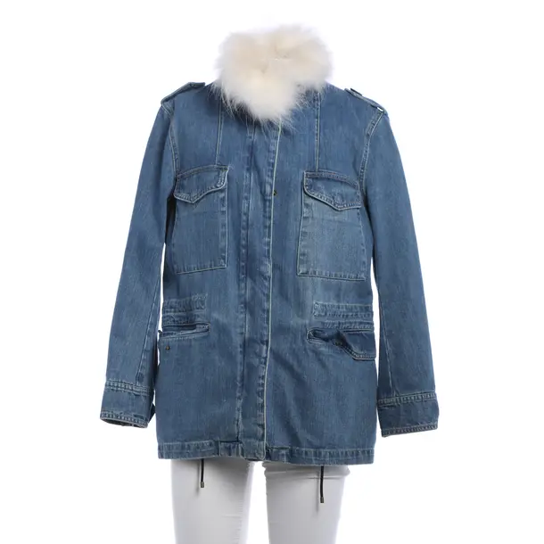 Jeansjacke, in Hellblau, Baumwolle, Yves Salomon