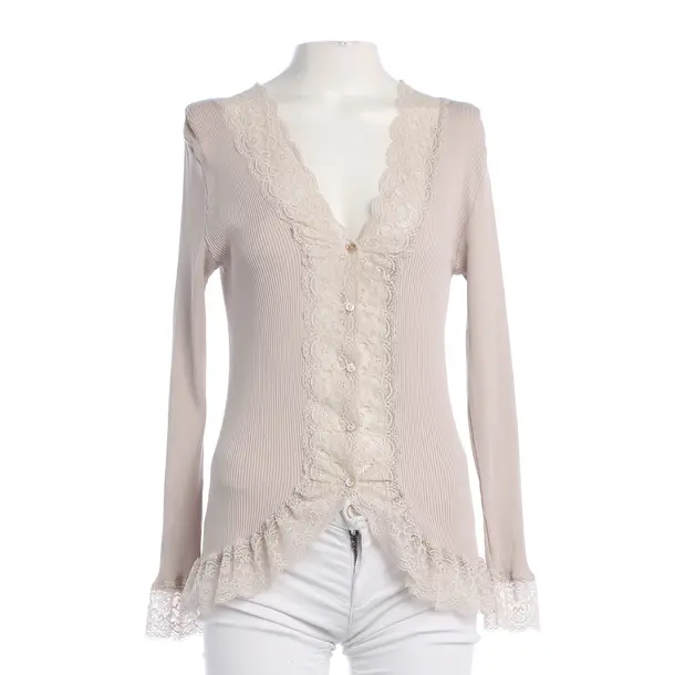 Cardigan, in Beige, Silk, Rosemunde