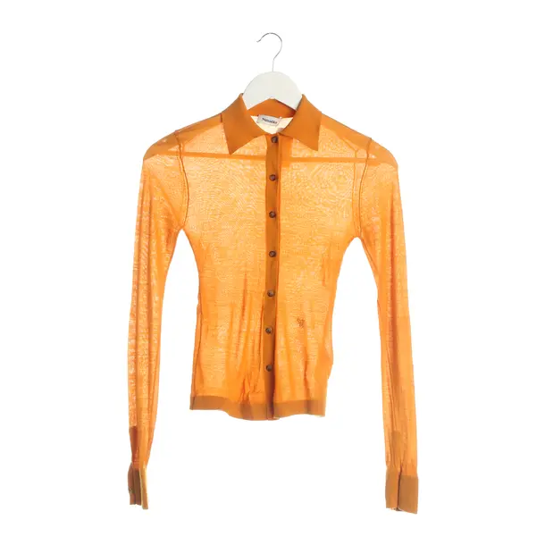 Bluse, in Orange, Wolle, Nanushka