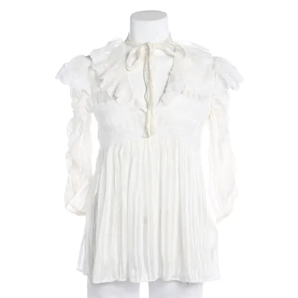 Bluse, in Weiß, Seide, Zimmermann