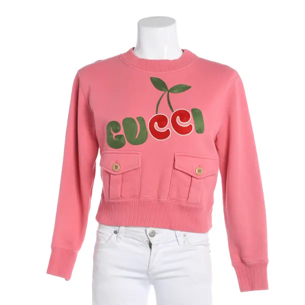 Sweatshirt, in Pink, Cotton, Gucci