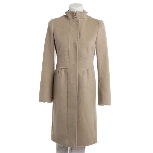 Mid-Season Coat, in Beige, Wool, Akris