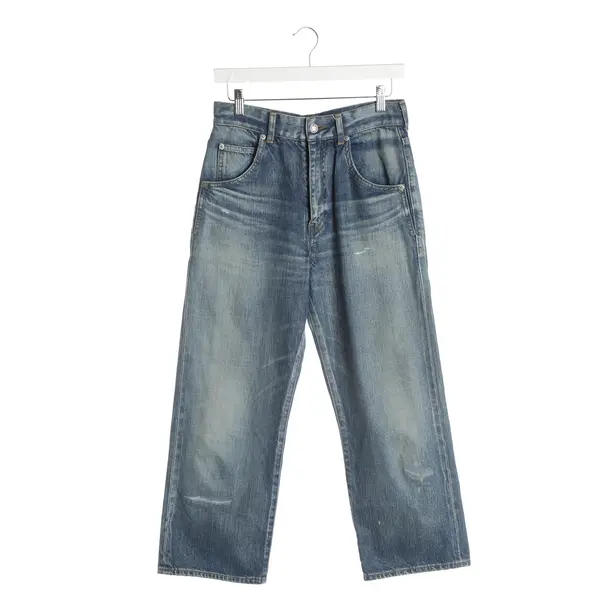 Straight Fit Jeans, in Blue, Cotton, Saint Laurent