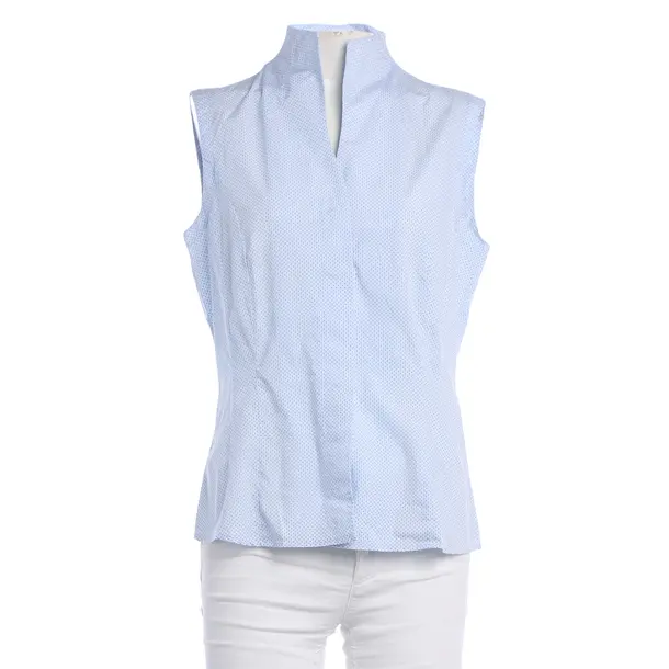 Blouse, in Blue, Cotton, Van Laack
