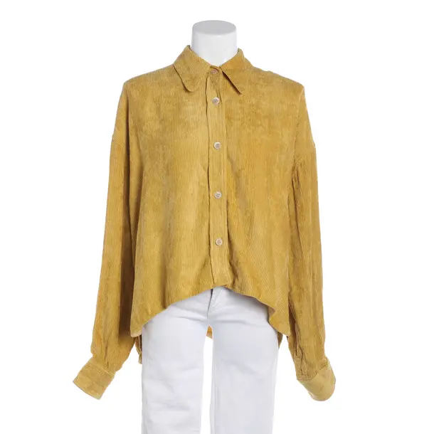 Blouse, in Mustard Yellow, Cotton, Isabel Marant