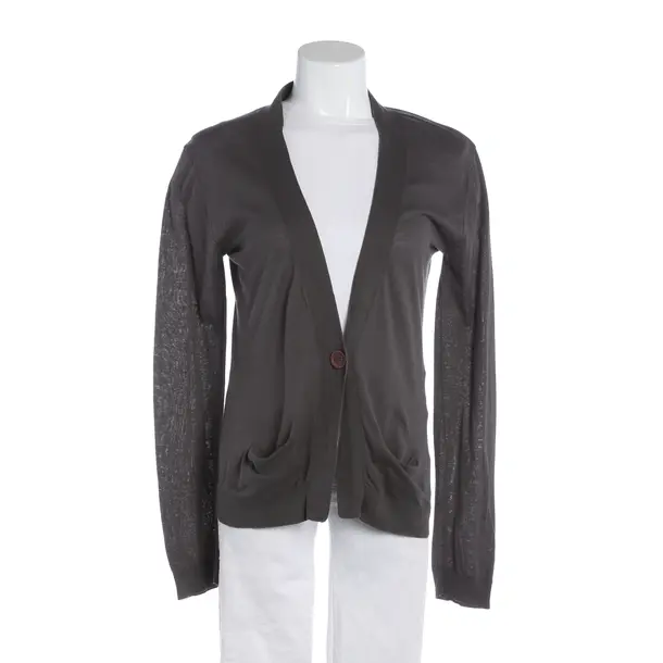 Strickjacke, in Grau, Baumwolle, American Vintage