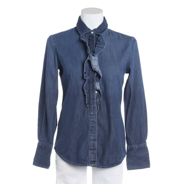 Denim Shirt, in Blue, Cotton, Frame