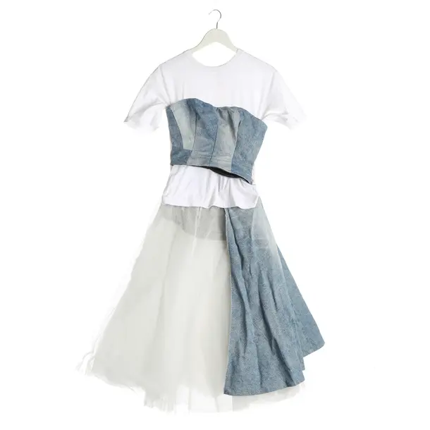 Abito, in Bianco, Cotone, Comme des Garcons