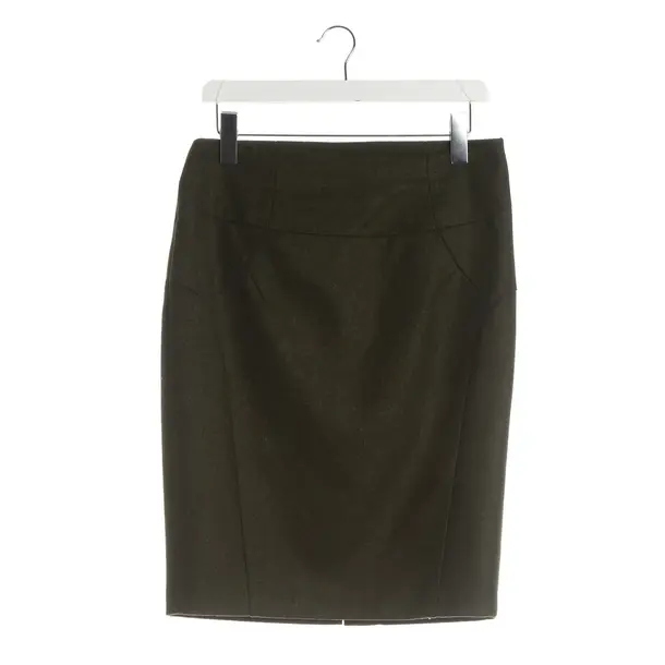 Skirt, in Green, Wool, Kinga Mathe