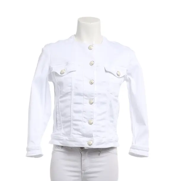 Denim Jacket, in White, Lyocell, Jacob Cohen