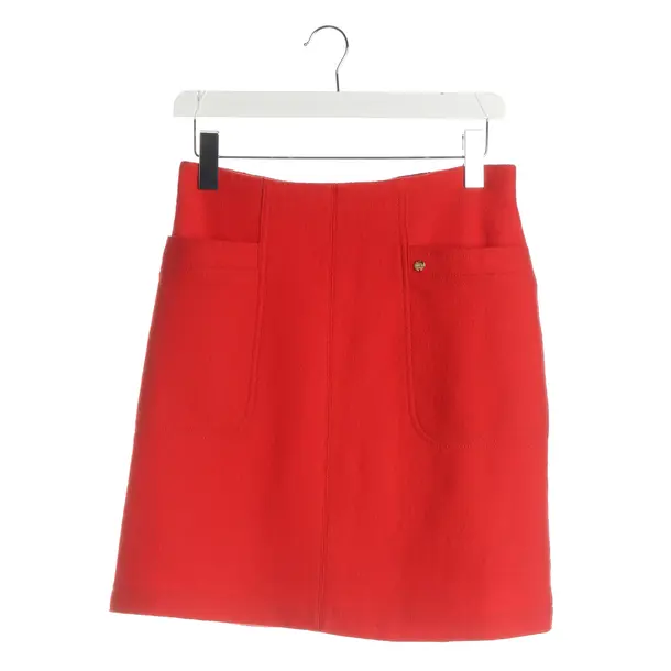 Skirt, in Red, Wool, Marc Cain