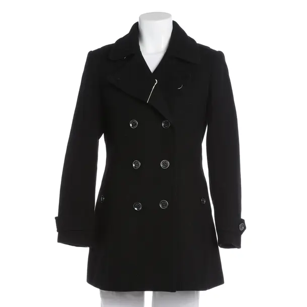 Übergangsmantel, in Schwarz, Wolle, Burberry Brit