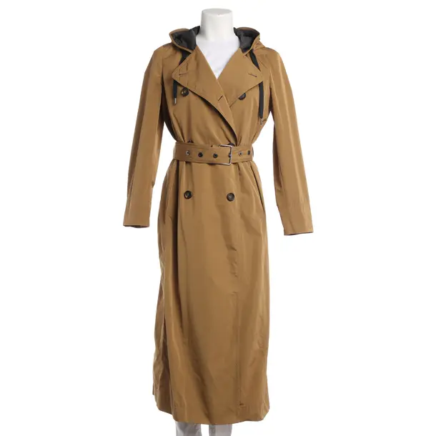 Mid-Season Coat, in Light Brown, Polyester, Brunello Cucinelli