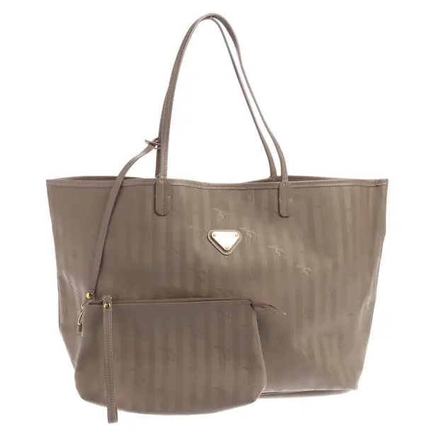 Shopper, in Braun, Polyvinyl, Maison Mollerus