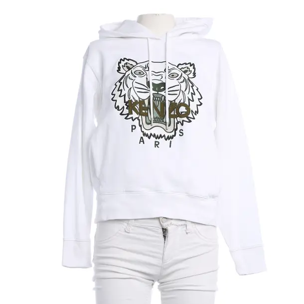 Hoodie, in White, Cotton, Kenzo