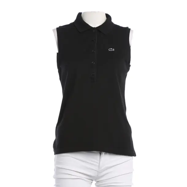 Top, in Black, Cotton, Lacoste