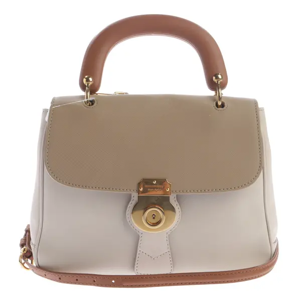 Handtasche, in Braun, Leder, Burberry