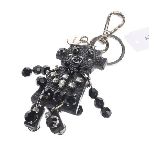 Schlüsselanhänger, in Schwarz, Sonstige Fasern, Prada