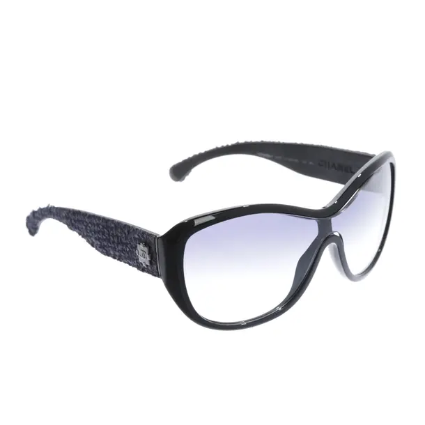 Sonnenbrille, in Blau, Kunststoff / Naturmaterial, Chanel