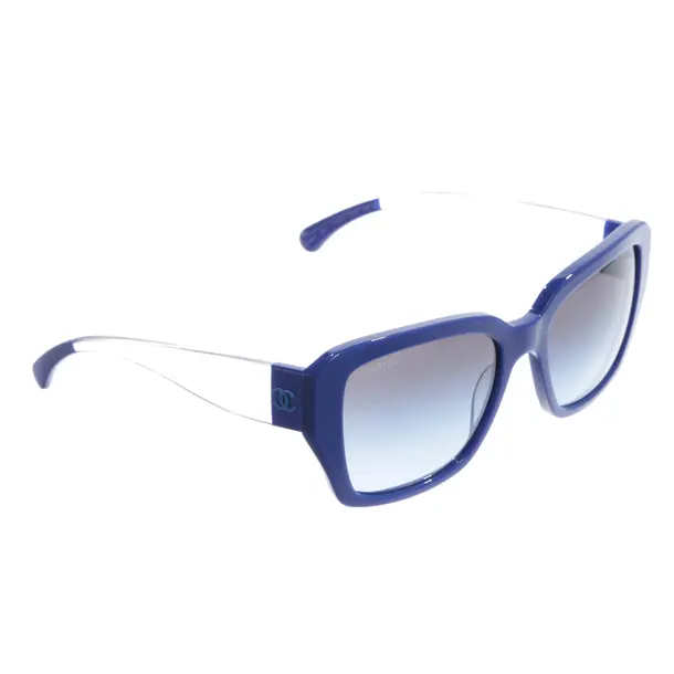 Sonnenbrille, in Blau, Kunststoff, Chanel