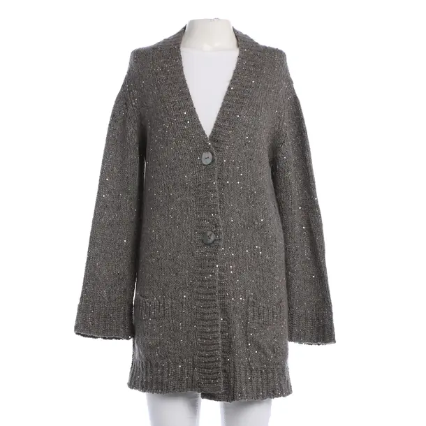 Strickjacke, in Grau, Wolle, Roberto Collina