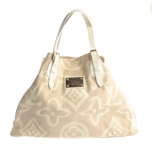 Schultertasche, in Beige, Canvas, Louis Vuitton