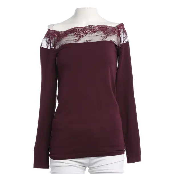 Longsleeve, in Bordeaux, Baumwolle, Wolford