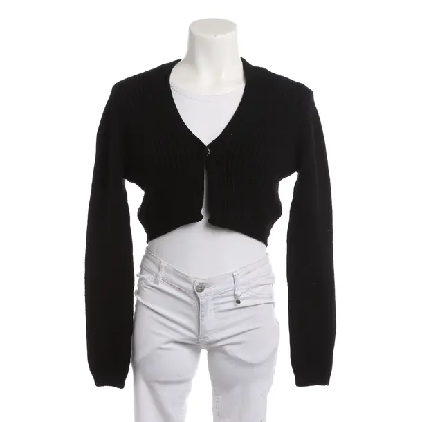 Strickjacke, in Schwarz, Baumwolle, Ba&sh