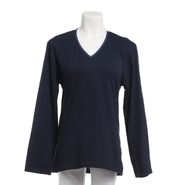 Longsleeve, in Navy, Baumwolle, Van Laack