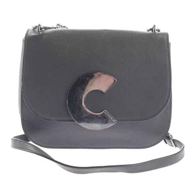 Shoulder Bag, in Gray, Leather, Coccinelle