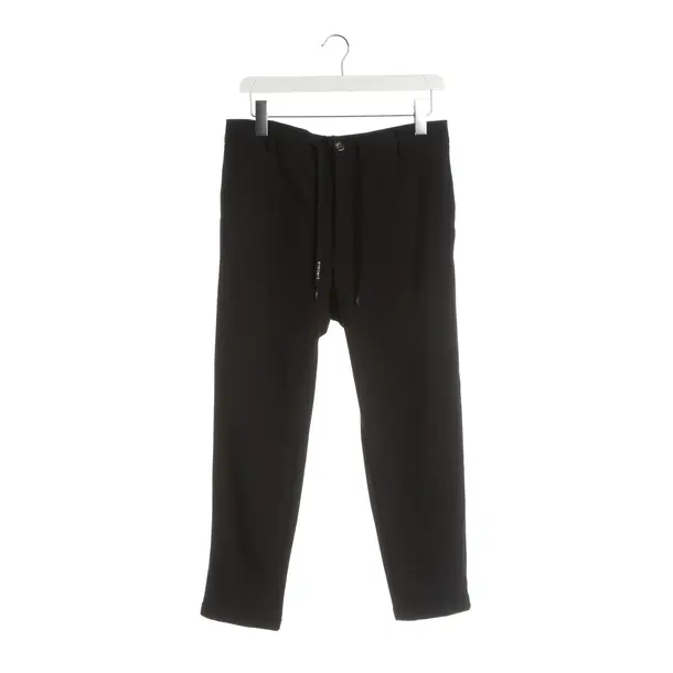 Pants, in Black, Cotton, Circolo 1901