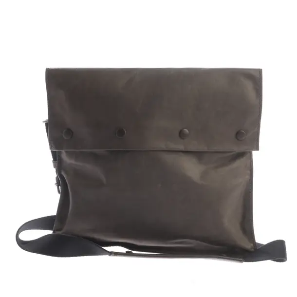 Schultertasche, in Grau, Leder, Maison Martin Margiela