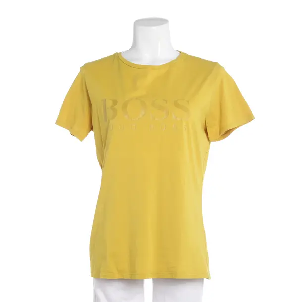 Shirt, in Mustard Yellow, Cotton, Hugo Boss Black Label