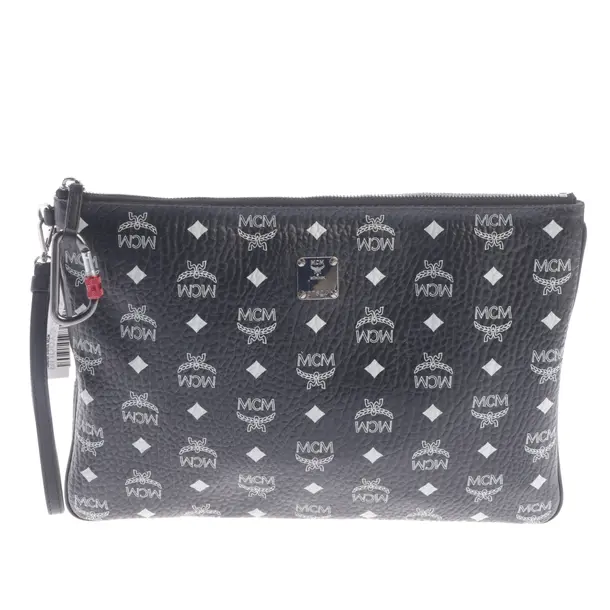 Pochette, in Nero, Pelle, MCM