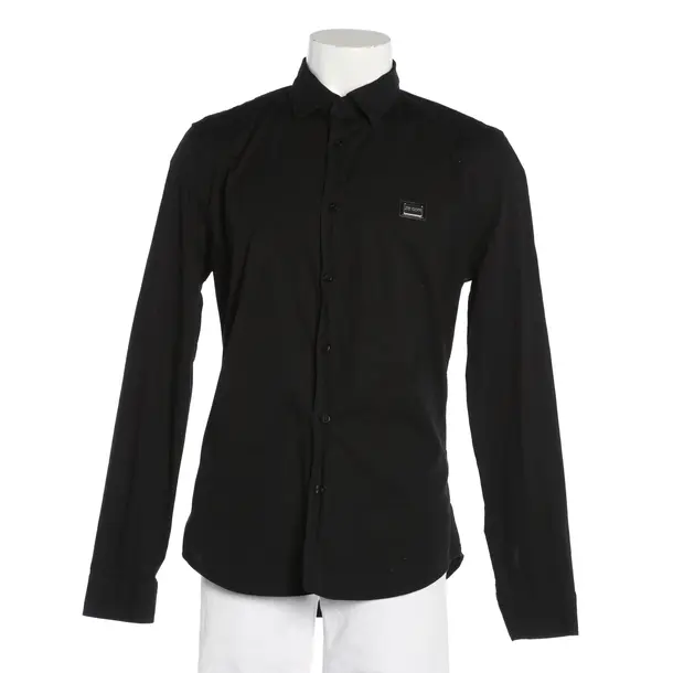 Shirt, in Black, Cotton, Love Moschino