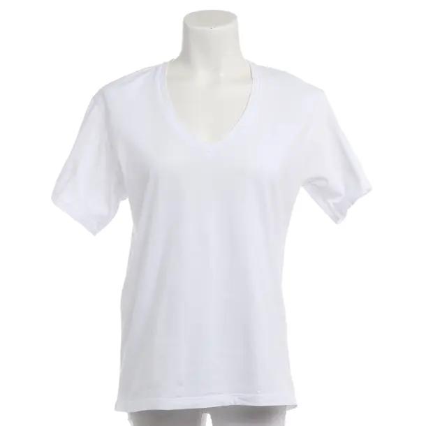 Shirt, in White, Cotton, Closed