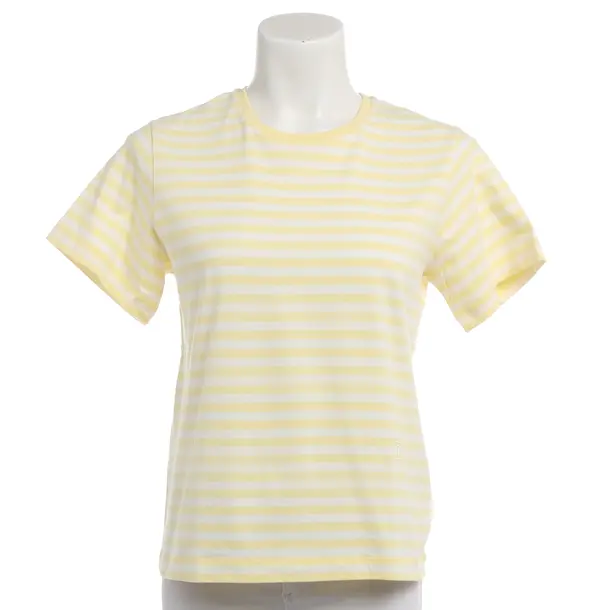 Shirt, in Yellow, Cotton, Closed