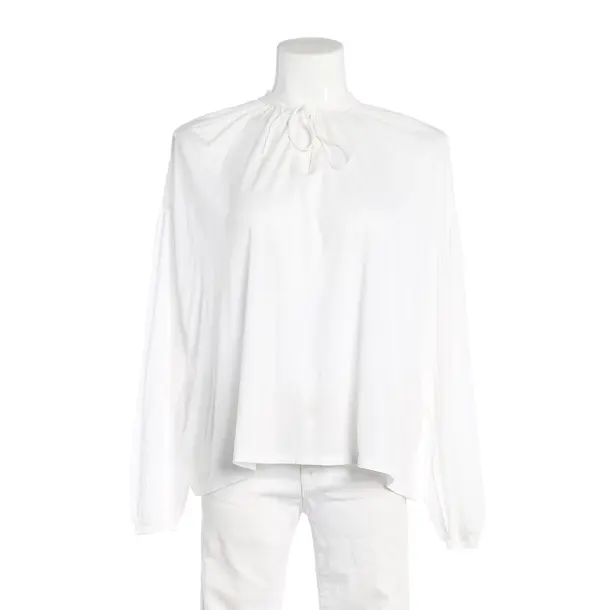 Blouse, in White, Lyocell, Closed